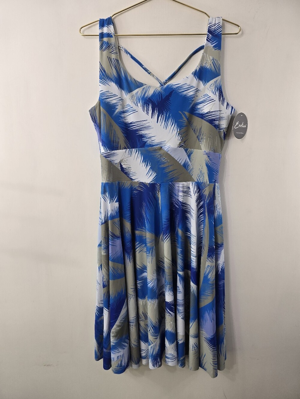 Exotic Athletica Exoticathletica Exotica Tropical Jersey Tank Dress NWT Sz XXL